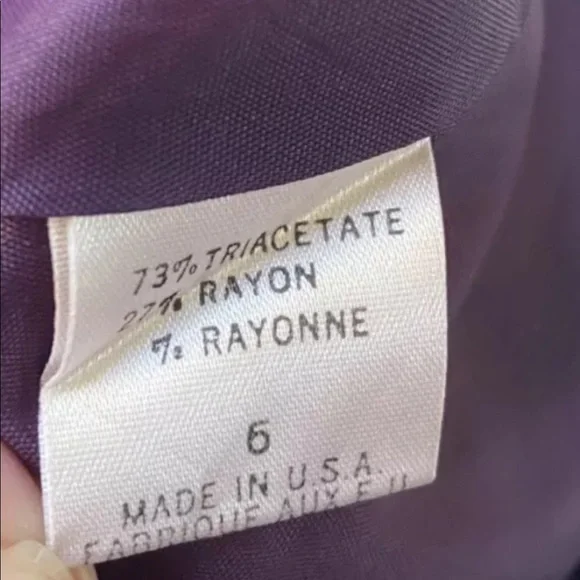 VTG Tahari Classics Knee Length Straight Pencil Skirt Blue Size 6 USA Made - Picture 7 of 8